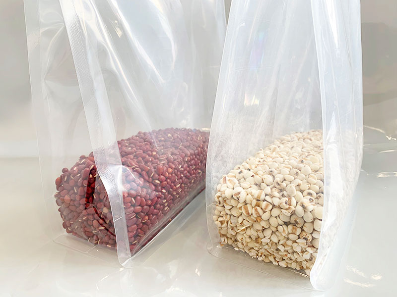 八面封夾鏈平底方底袋