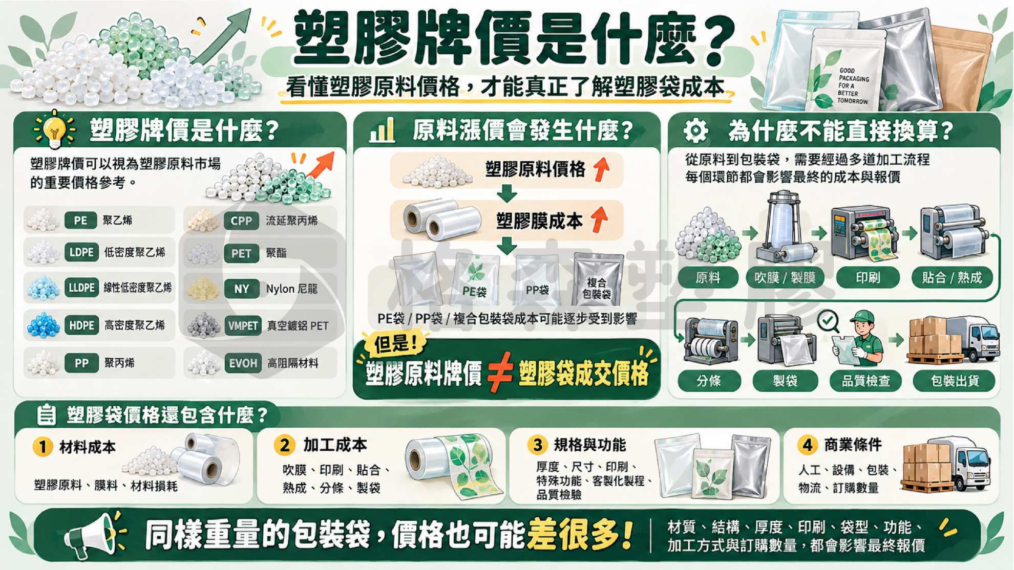 ●2026塑膠牌價怎麼看?PE、PP原料價格、塑膠袋價格與包裝材料完整指南|格森塑膠 ●2026塑膠牌價怎麼看?PE、PP原料價格、塑膠袋價格與包裝材料完整指南|格森塑膠