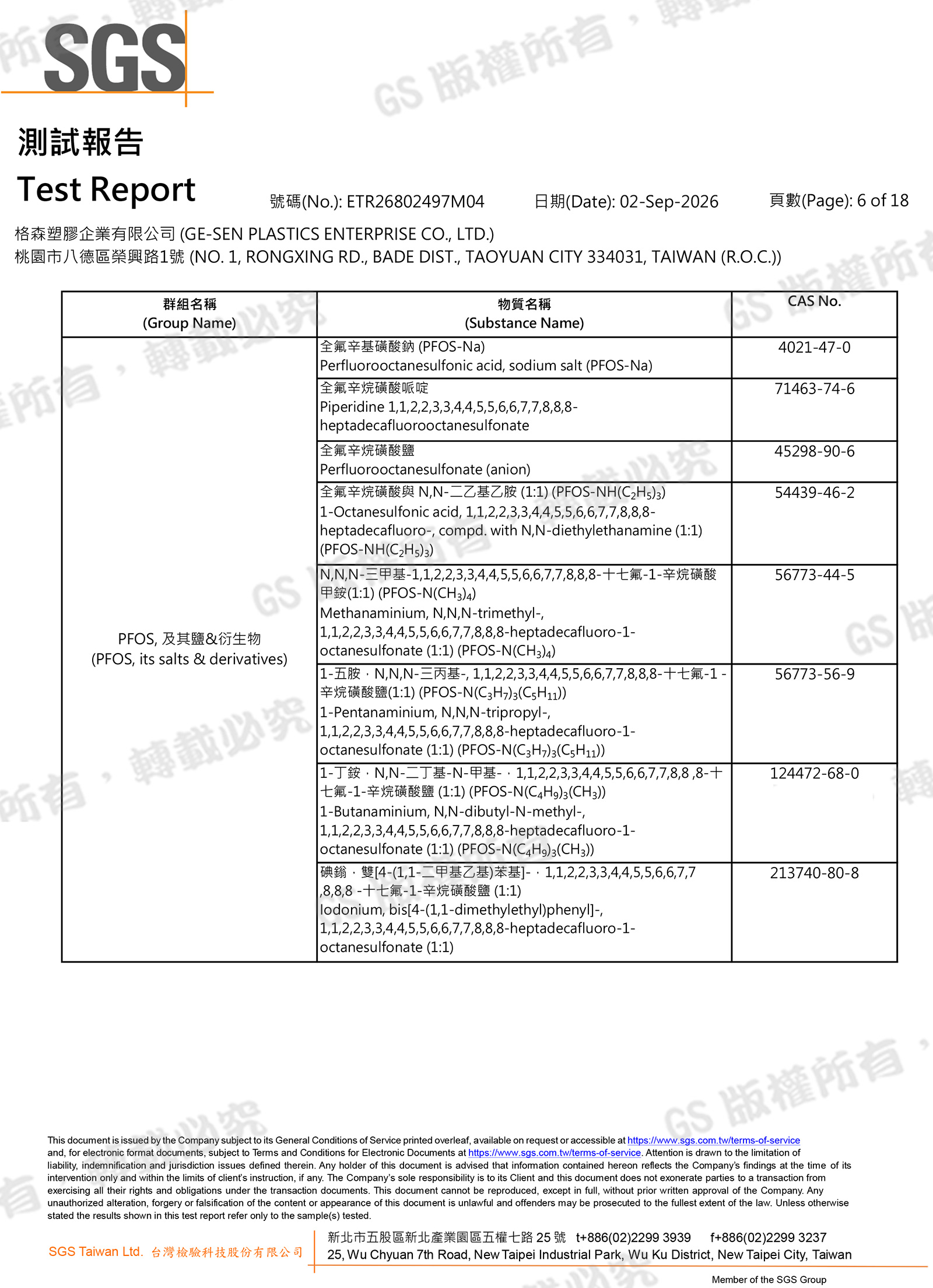 EPE材質ROHS檢測