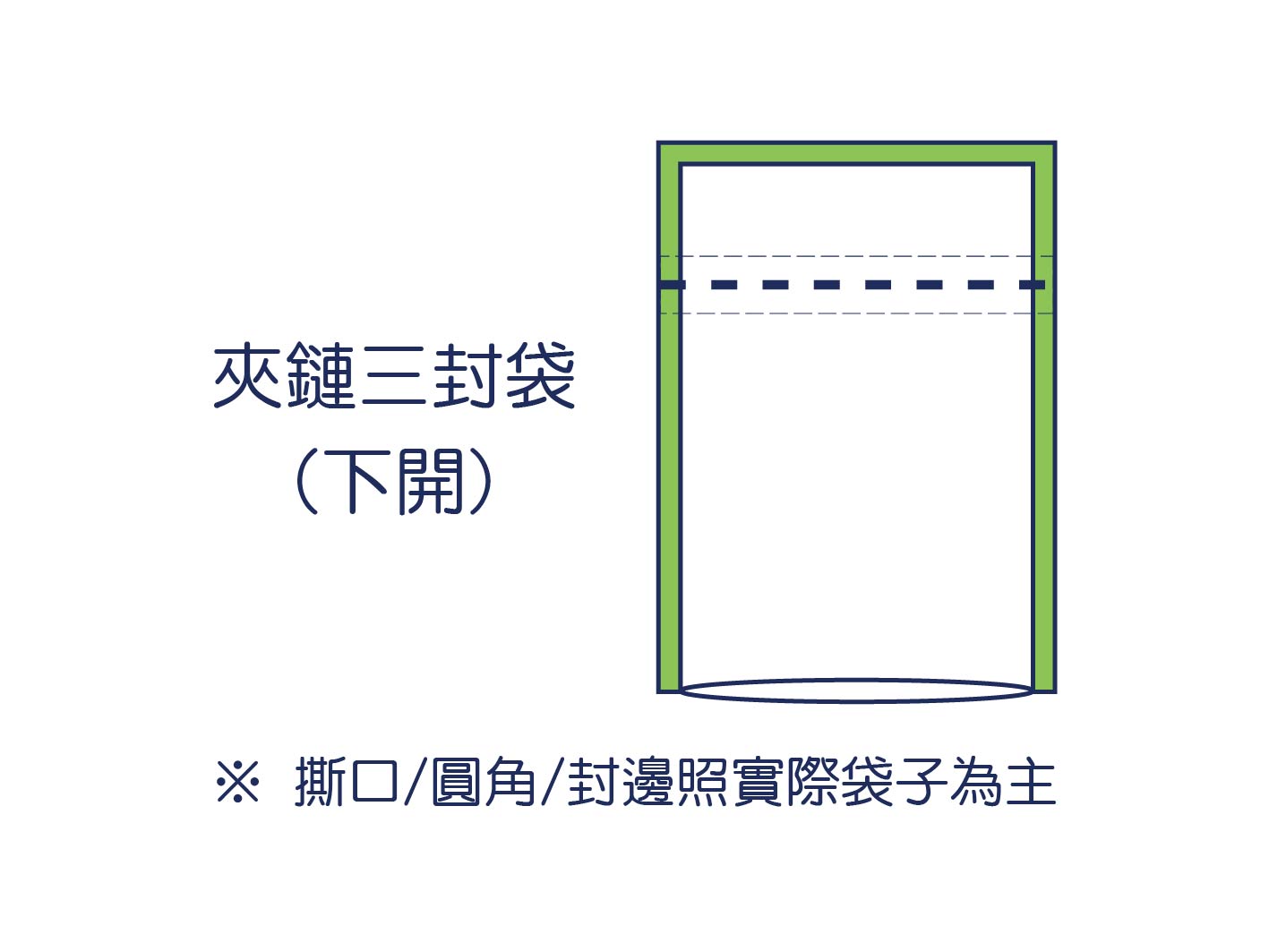 夾鏈平口鋁箔袋