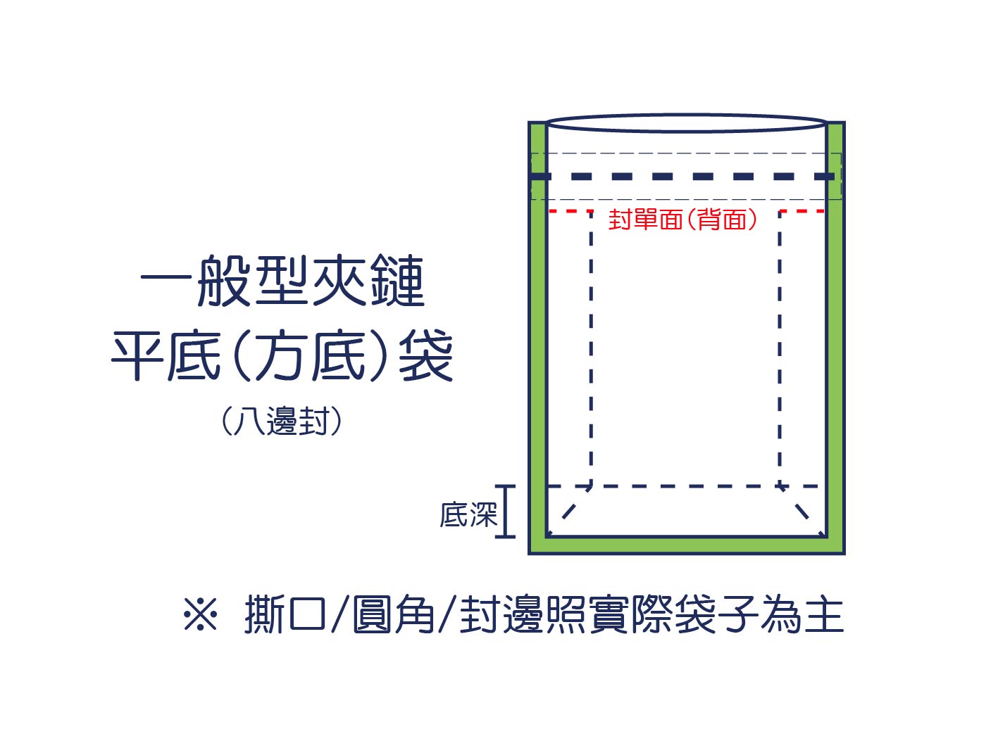 黃牛皮霧面開窗一般夾鏈