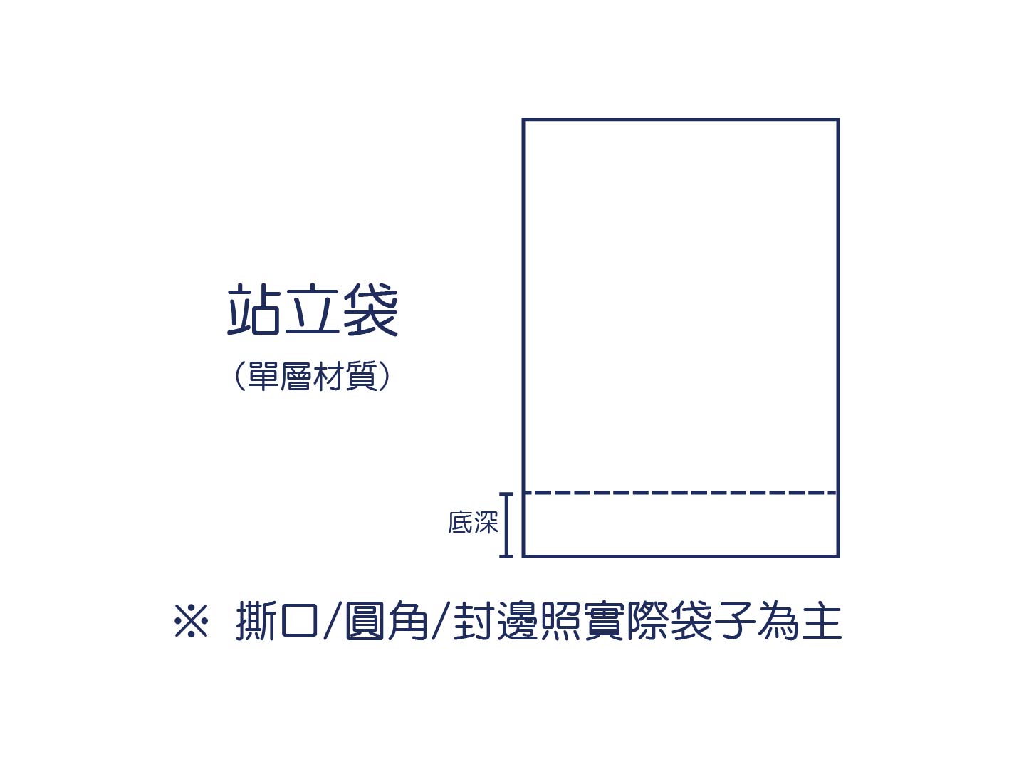 LDPE站立袋